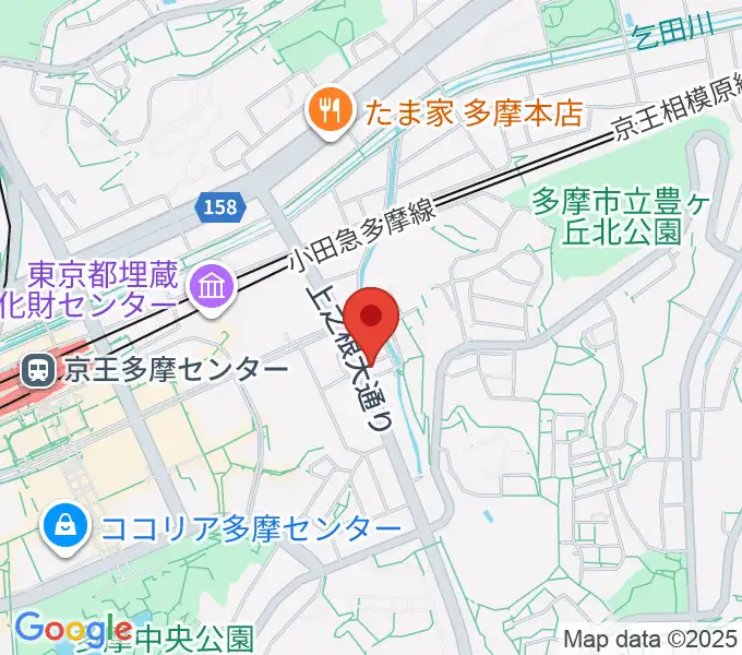 Mスタジオ多摩センター店の地図