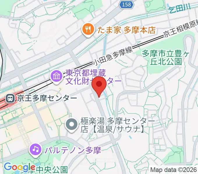 Mスタジオ多摩センター店の地図