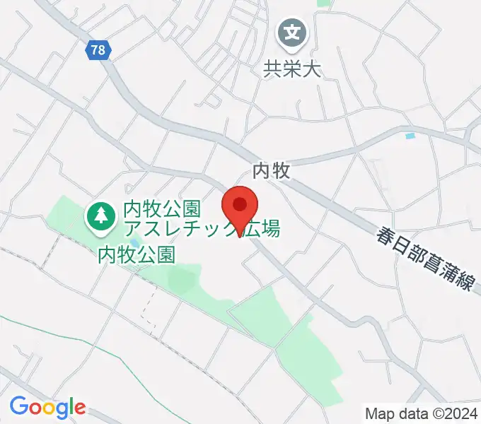 シオンピアノ工房の地図