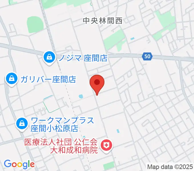 きくピアノ教室の地図
