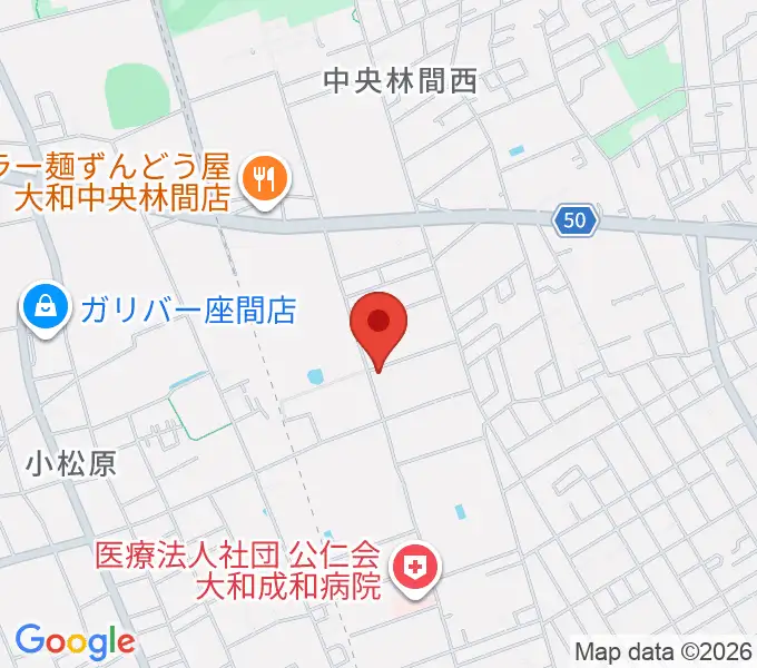 きくピアノ教室の地図