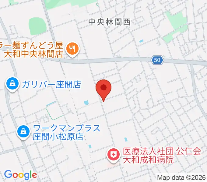 きくピアノ教室の地図