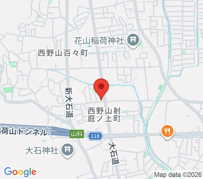 森田ピアノ工房の地図