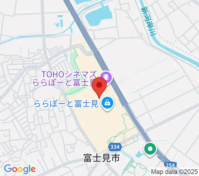 島村楽器 ららぽーと富士見店の地図