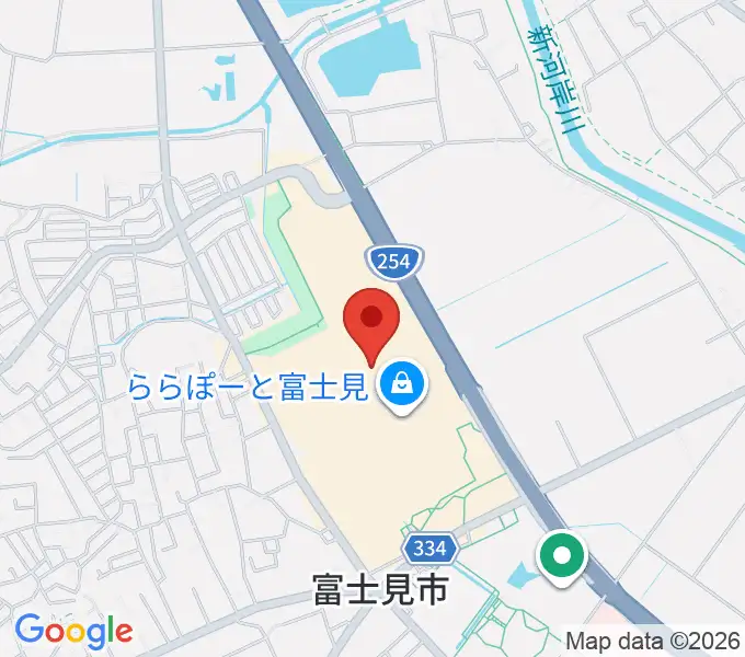 島村楽器 ららぽーと富士見店の地図