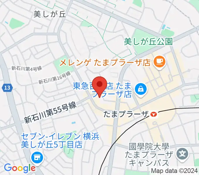 岡村考二フルート教室の地図