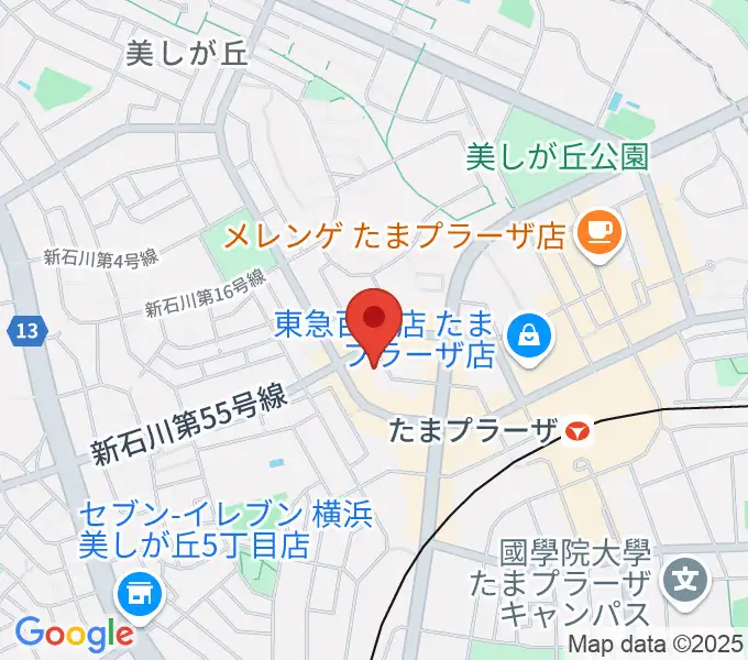 岡村考二フルート教室の地図