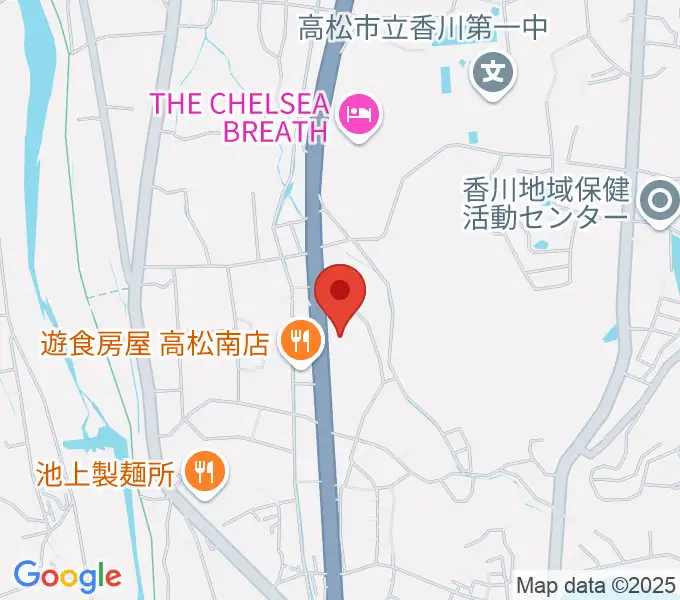 ビズホールの地図