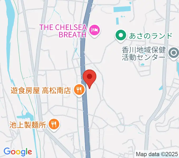 ビズホールの地図