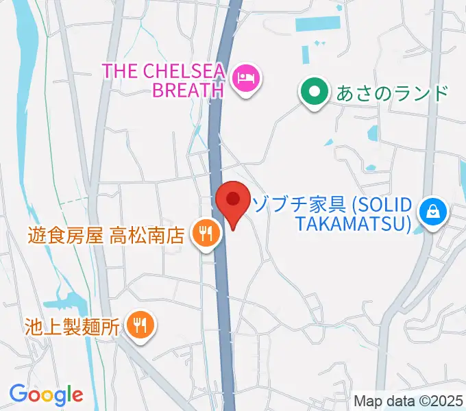 ビズホールの地図