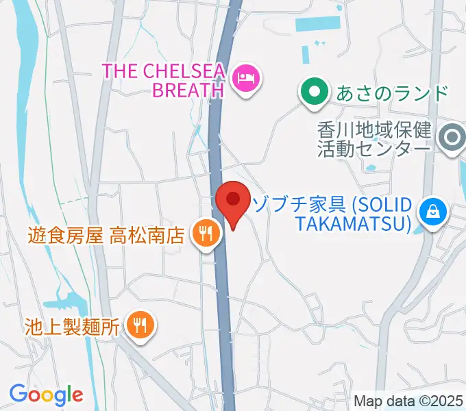 ビズホールの地図