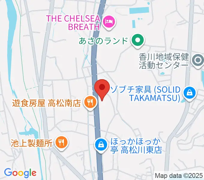 ビズホールの地図