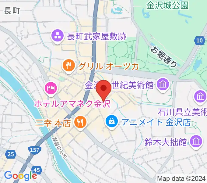 金沢gateBlackの地図