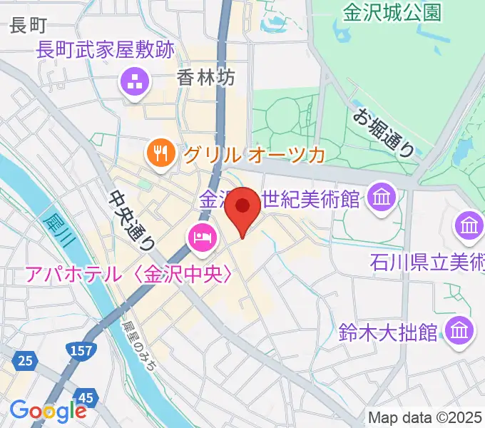 金沢gateBlackの地図