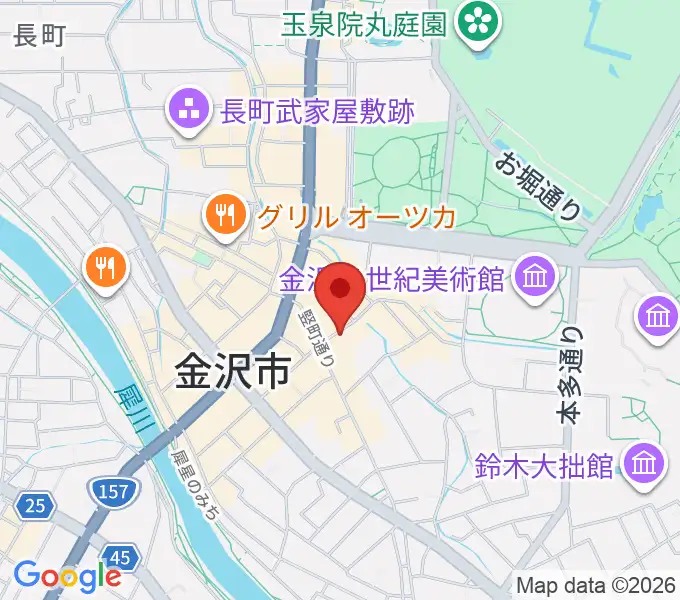 金沢gateBlackの地図