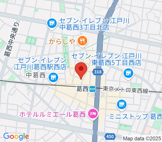 リンキーディンク葛西店の地図