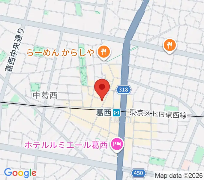リンキーディンク葛西店の地図