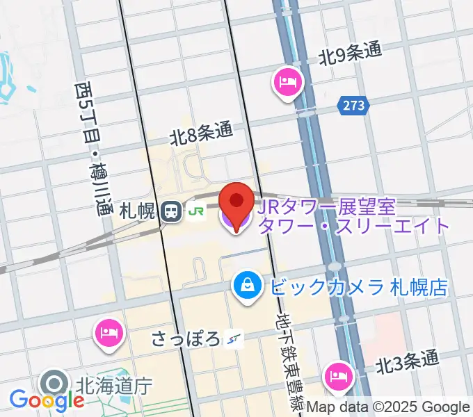 島村楽器 札幌ステラプレイス店の地図