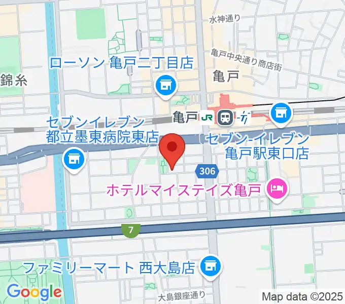 スタジオDIVO亀戸の地図