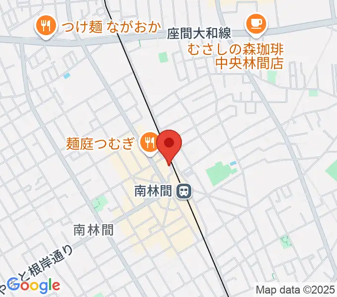 相模楽器 南林間店の地図