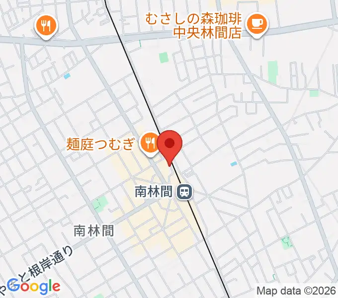 相模楽器 南林間店の地図