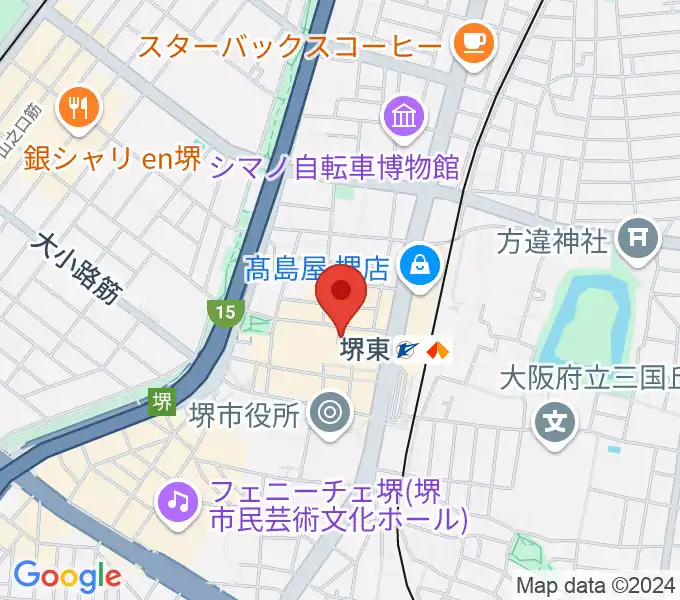 オレンヂドロップの地図