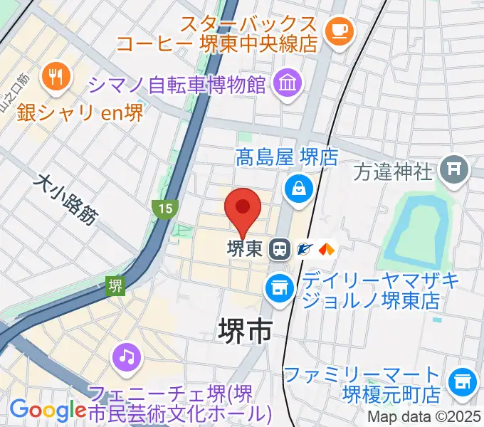 オレンヂドロップの地図
