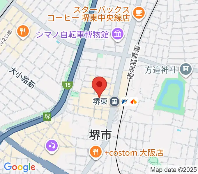オレンヂドロップの地図