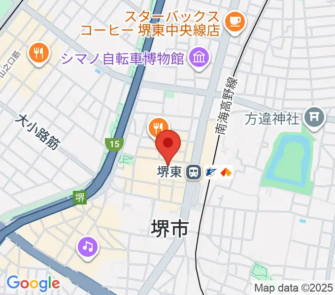 オレンヂドロップの地図