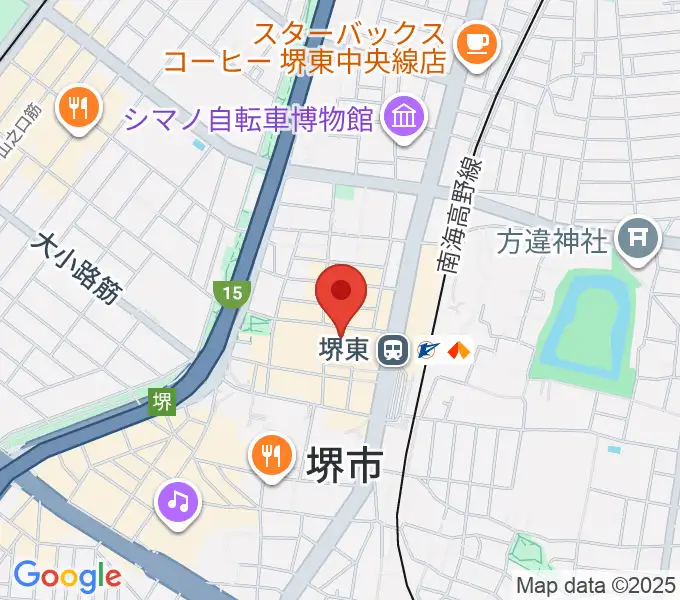オレンヂドロップの地図