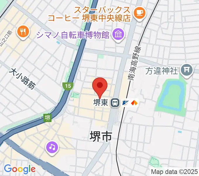 オレンヂドロップの地図