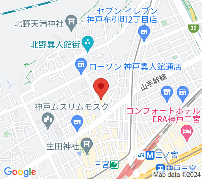 神戸ミッドナイトサンの場所