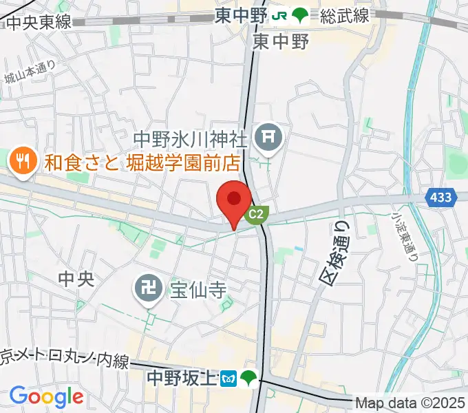 中野坂上ajaの地図