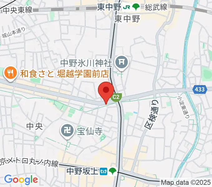中野坂上ajaの地図