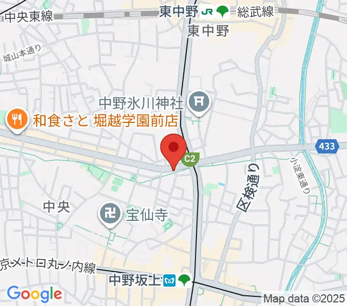 中野坂上ajaの地図