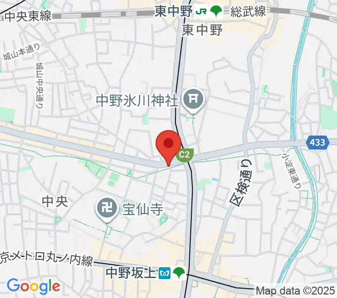 中野坂上ajaの地図