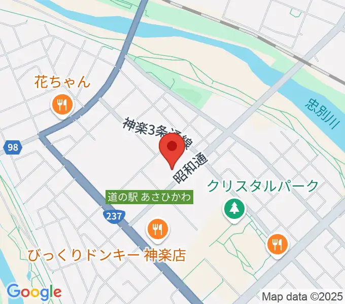 神楽市民交流センター 神楽公民館・木楽輪の地図