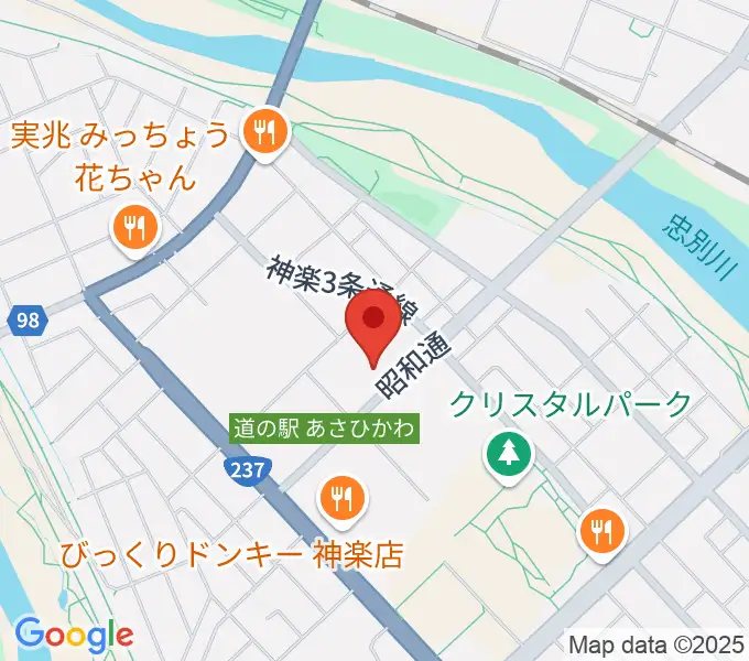 神楽市民交流センター 神楽公民館・木楽輪の地図
