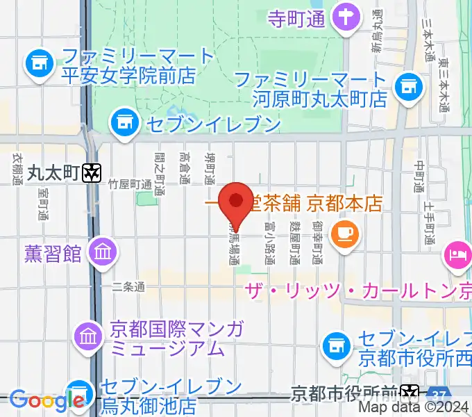 カフェ・モンタージュの地図