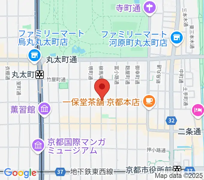 カフェ・モンタージュの地図