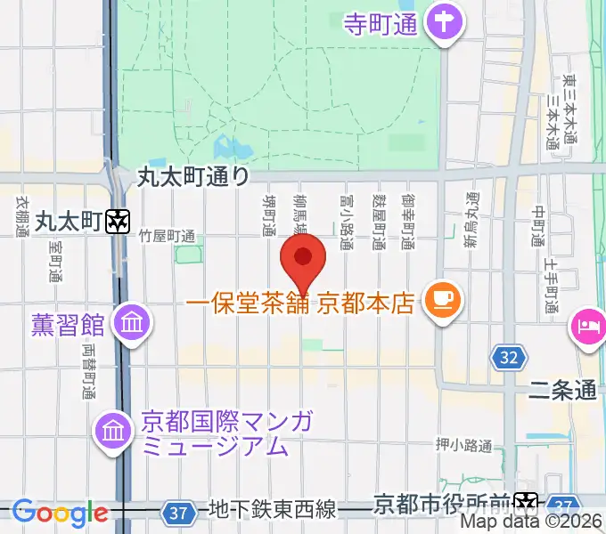 カフェ・モンタージュの地図