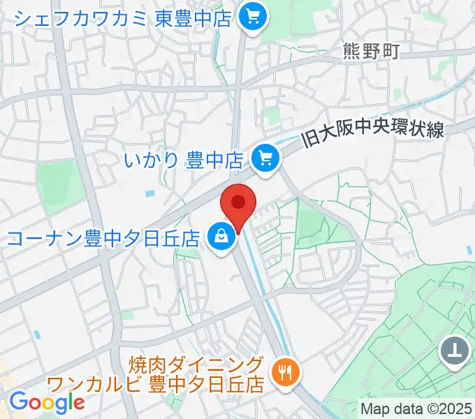 ルビーノ音楽教室の地図
