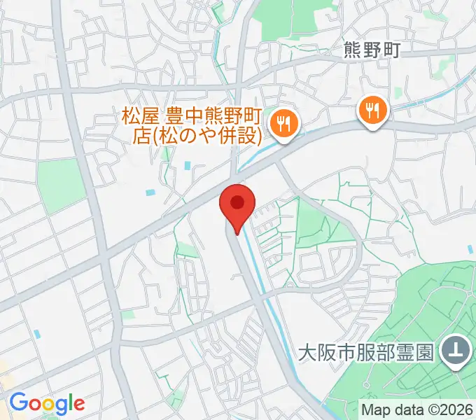 ルビーノ音楽教室の地図