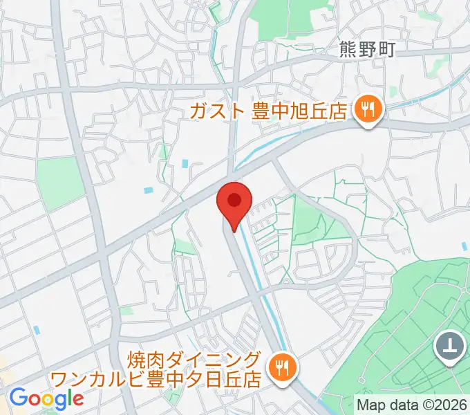 ルビーノ音楽教室の地図