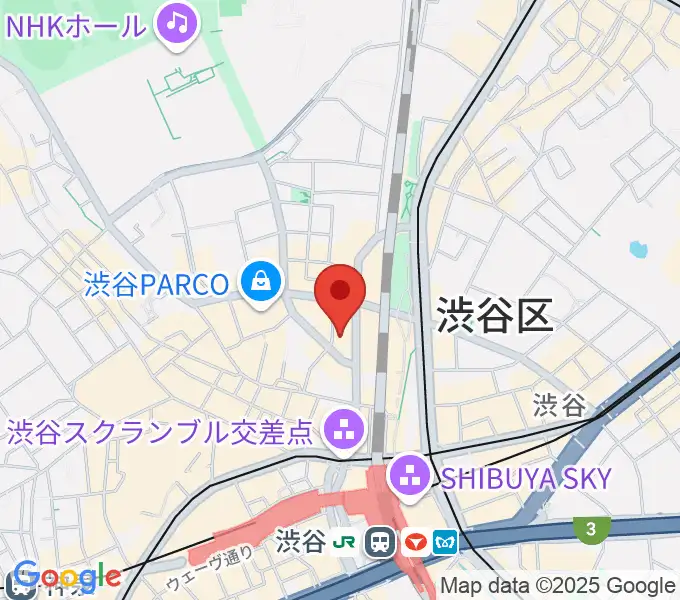 HMV&BOOKS SHIBUYAの地図