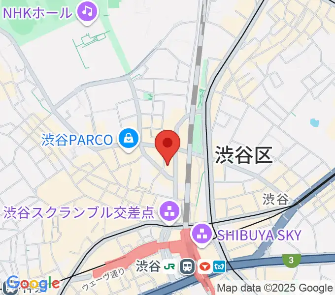 HMV&BOOKS SHIBUYAの地図