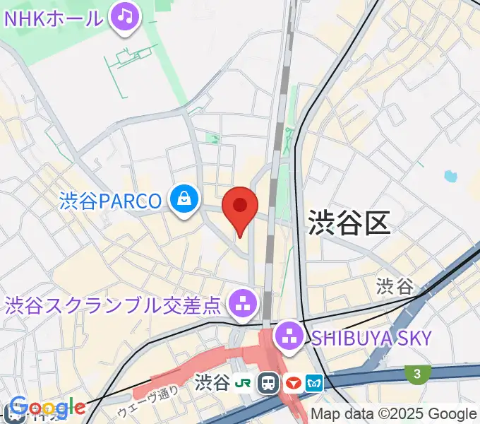 HMV&BOOKS SHIBUYAの地図