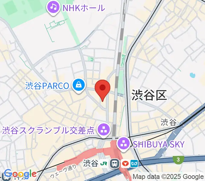 HMV&BOOKS SHIBUYAの地図