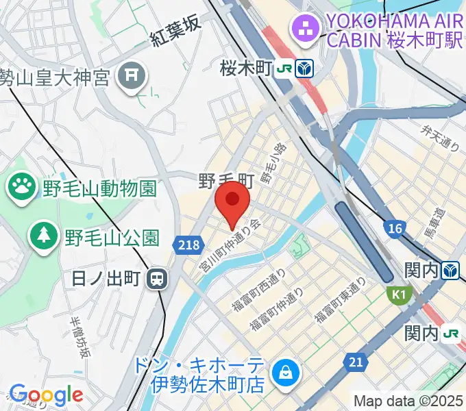 Jazz Spot DOLPHYの地図