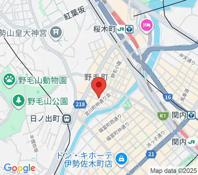 Jazz Spot DOLPHYの地図